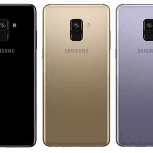 Mobilreservdelar Baksida - Galaxy A8 2018 - Orchid Grey