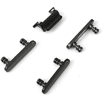 Mobilreservdelar Knappar - Volymknappar - iPhone SE 2nd Gen - Black