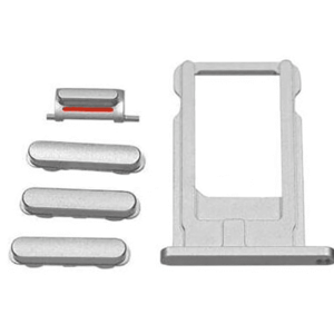 Mobilreservdelar Knappar - Volymknappar - iPhone SE - Silver