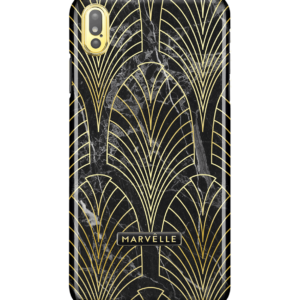 Mobilreservdelar N400 Magnetiskt Mobilskal Gatsby Golden Leaves  - iPhone XS MAX