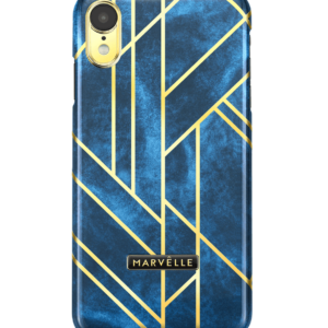 Mobilreservdelar N400 Magnetiskt Mobilskal Velvet Golden Blue  - iPhone XR