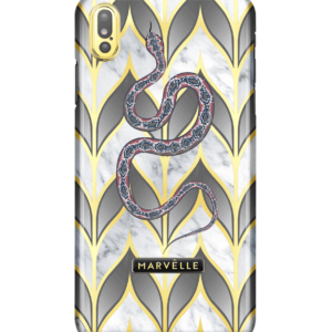 Mobilreservdelar N400 Magnetiskt Mobilskal Venomous Golden Leaves  - iPhone XS MAX