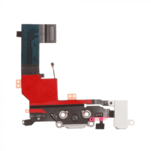 Mobilreservdelar Kontakter - Laddkontakt - iPhone 5S - Silver