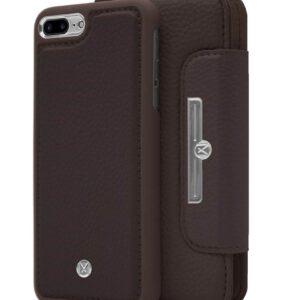 N303 Magnetiskt Mobilskal & Plånbok Walnut Dark Brown  - iPhone 7/8 Plus