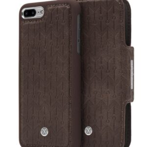 N305 Signature Magnetiskt Mobilskal & Plånbok Walnut Dark Brown  - iPhone 7/8 Plus