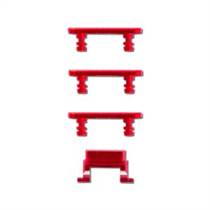 Knappar - Volymknappar - iPhone SE 2nd Gen - Röd