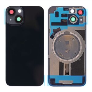 Baksida med metallplatta - iPhone 14 - Svart